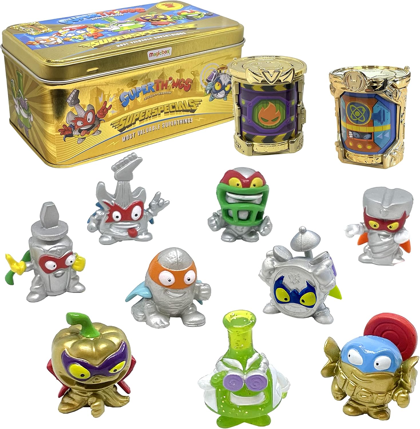 Superzings Rivals of Kaboom Lata Gold Super Especiales - imagen adicional