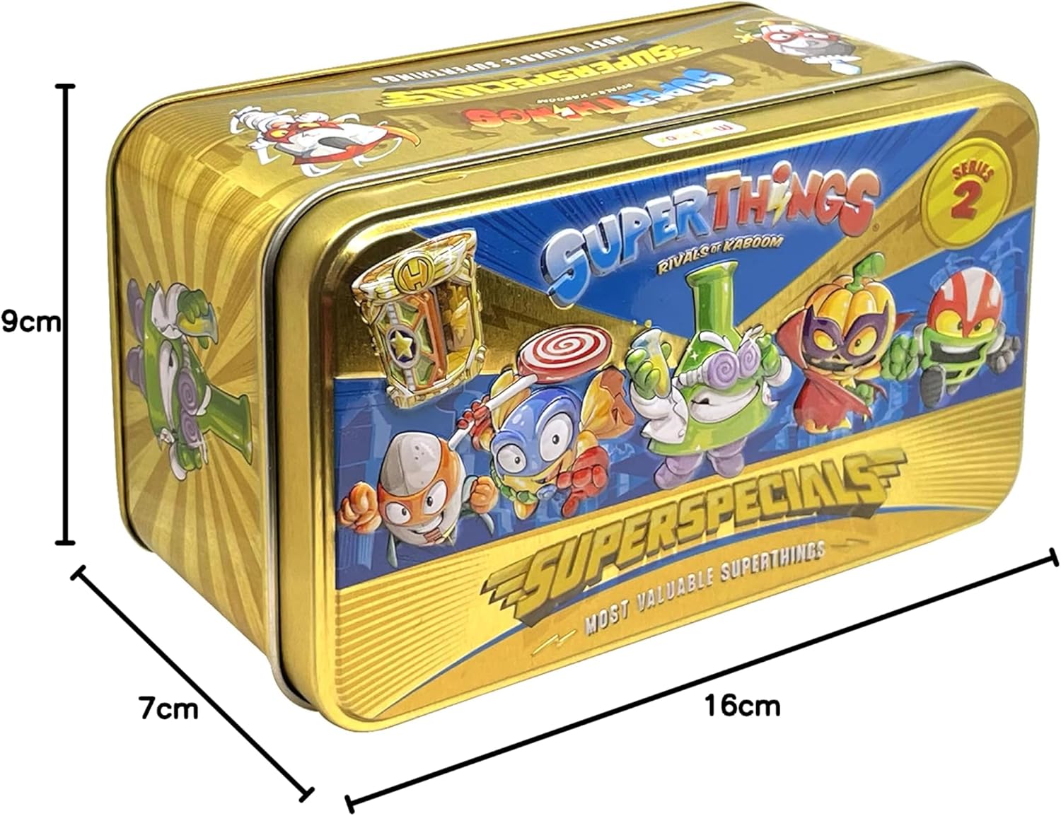 Superzings Rivals of Kaboom Lata Gold Super Especiales - imagen adicional