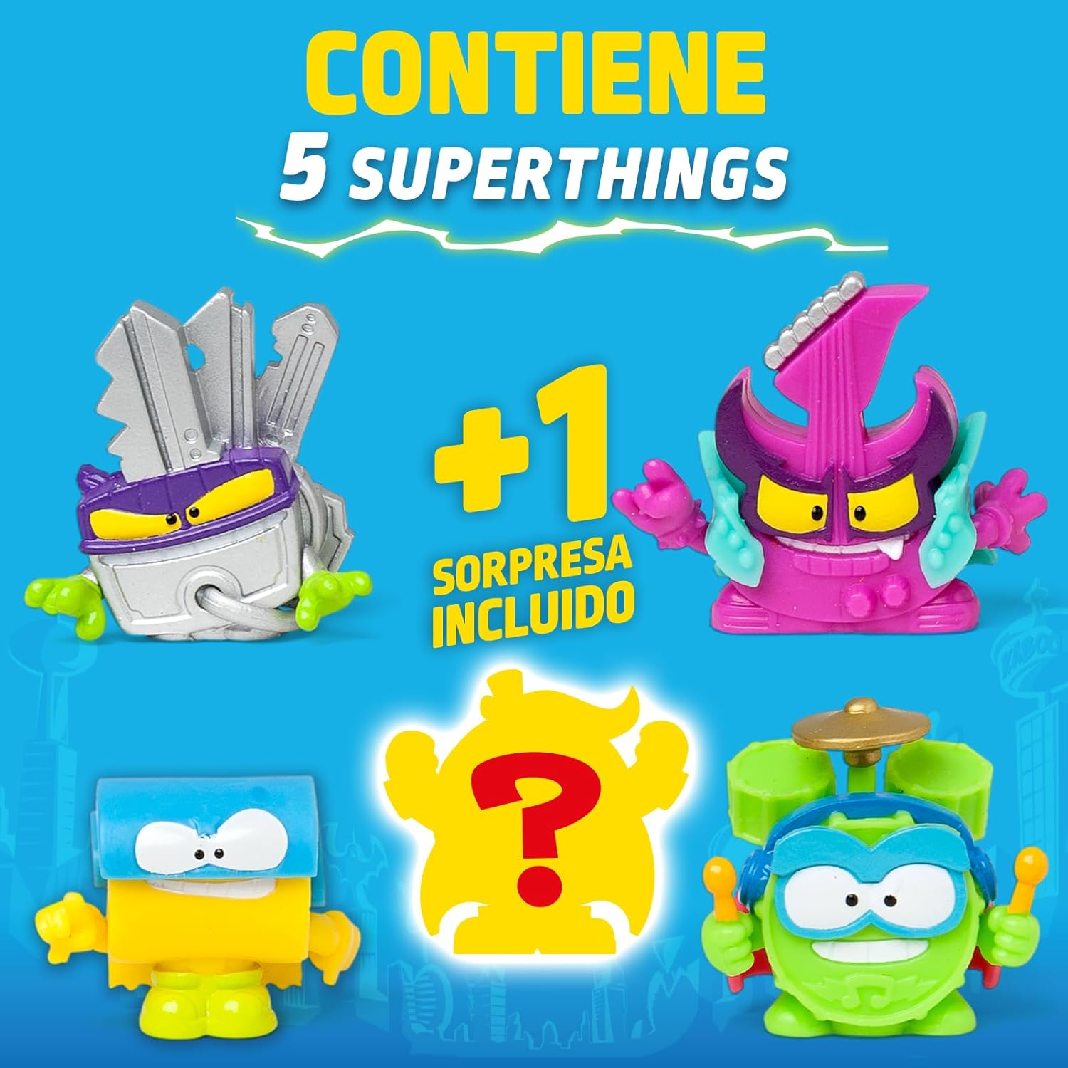 Superzings 5 figuras Kazoom Power Battle #2 - vista alternativa