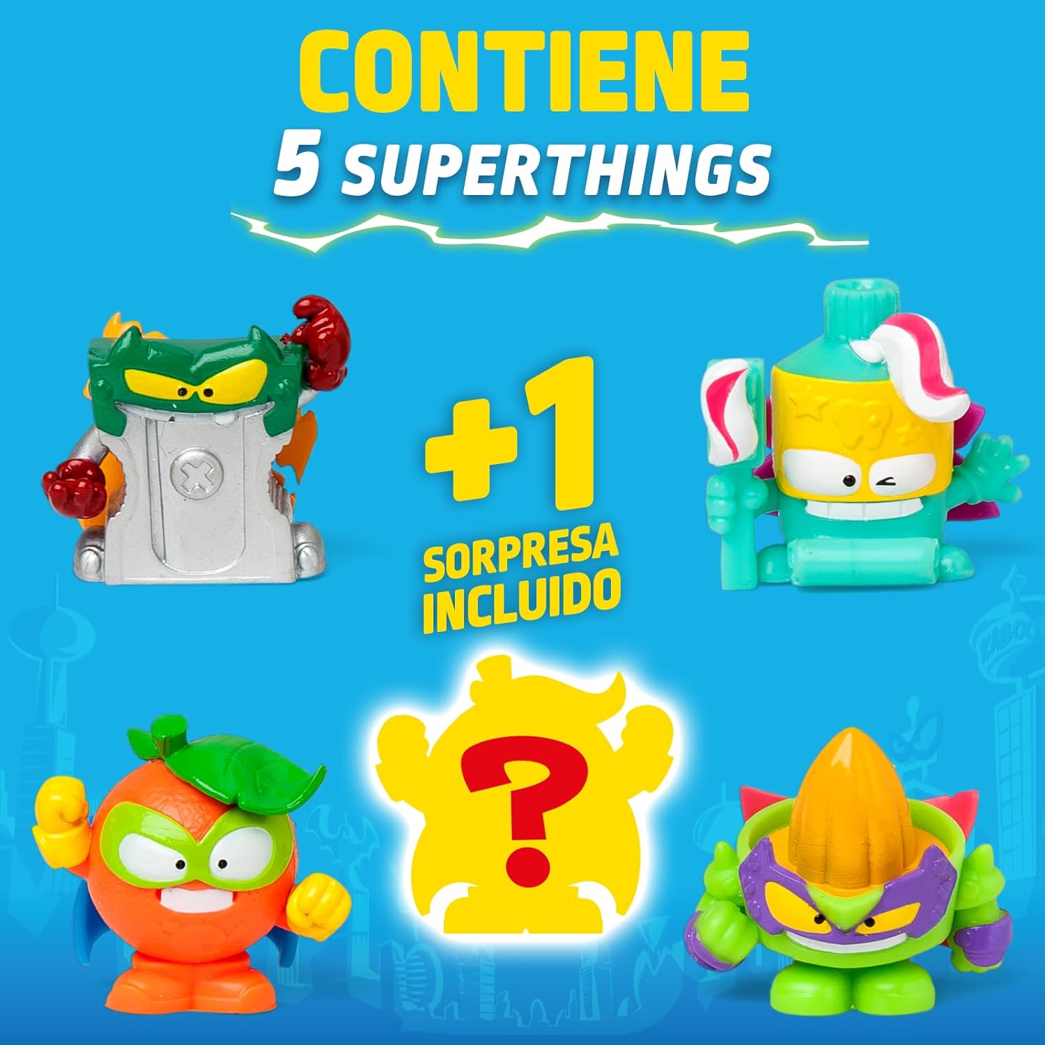 Superzings 5 figuras Kazoom Power Battle #4 - vista alternativa