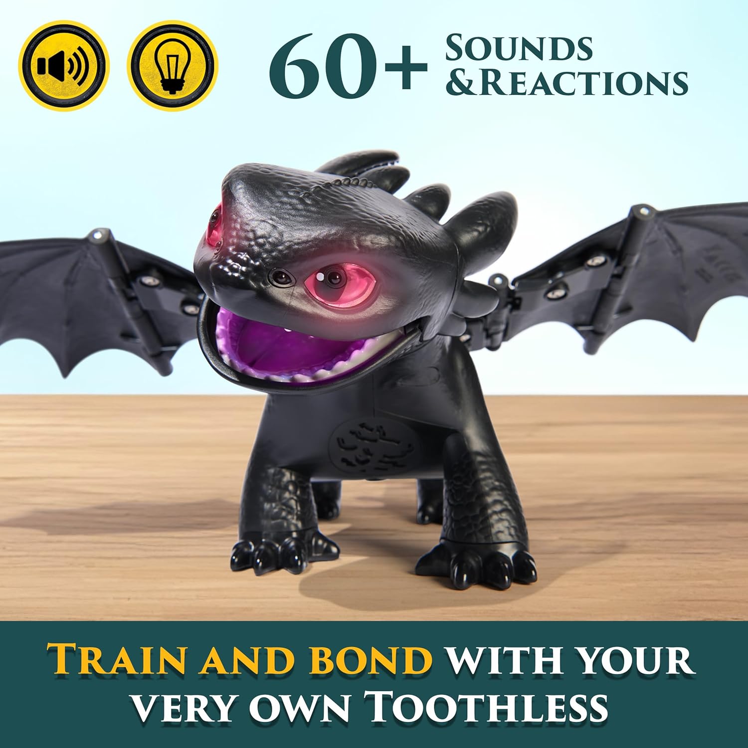 Cómo Entrenar tu Dragón muñeco de Chimuelo interactivo - imagen adicional