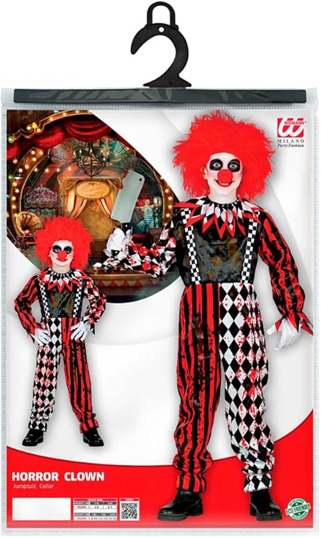 Disfraz de payaso asesino infantil - imagen adicional