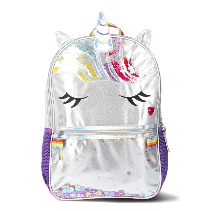 Wonder Nation morral y lonchera unicornio - plata - imagen adicional