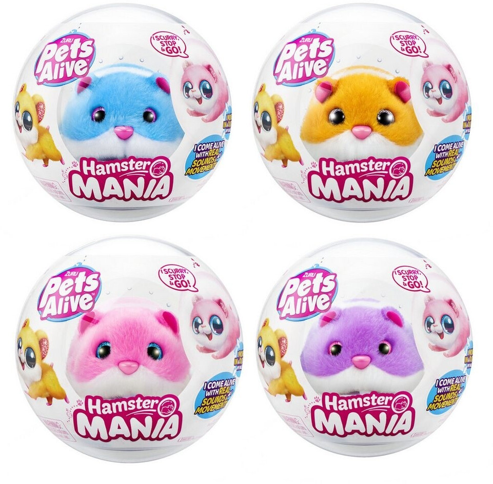 Zuru Pets Alive Hamstermania Hámster interactivo surtido - imagen adicional