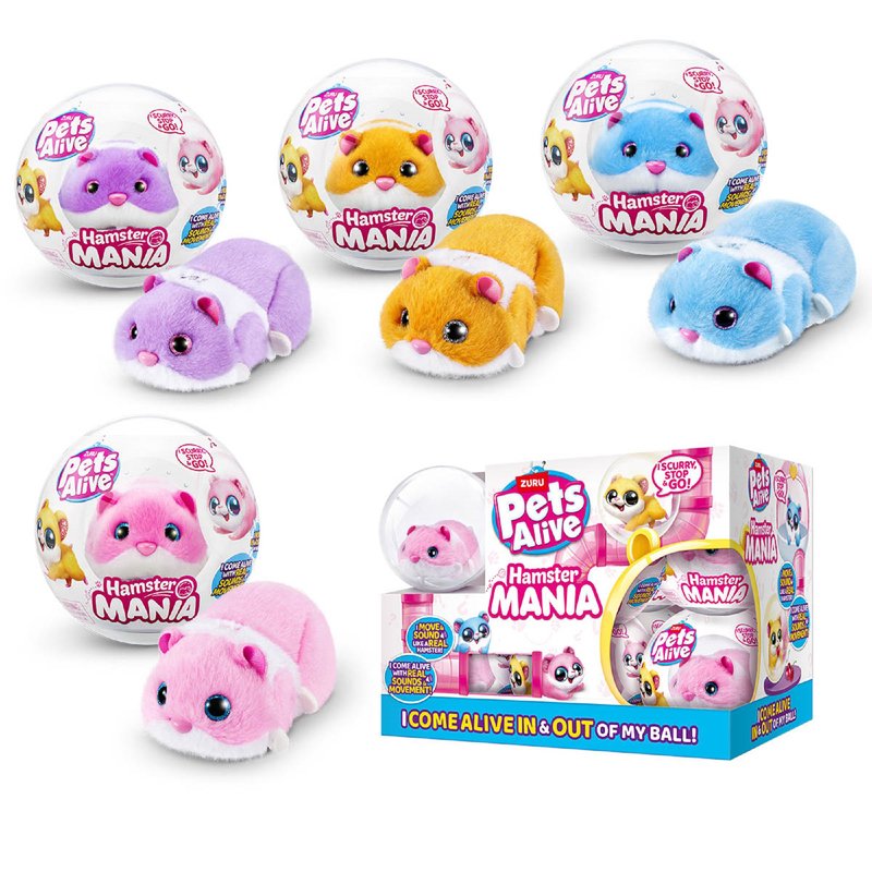 Zuru Pets Alive Hamstermania Hámster interactivo surtido - imagen adicional