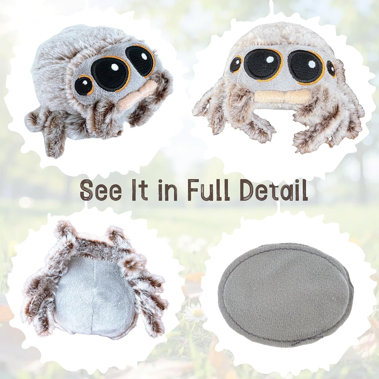 Peluche de araña tierna con imán - imagen adicional