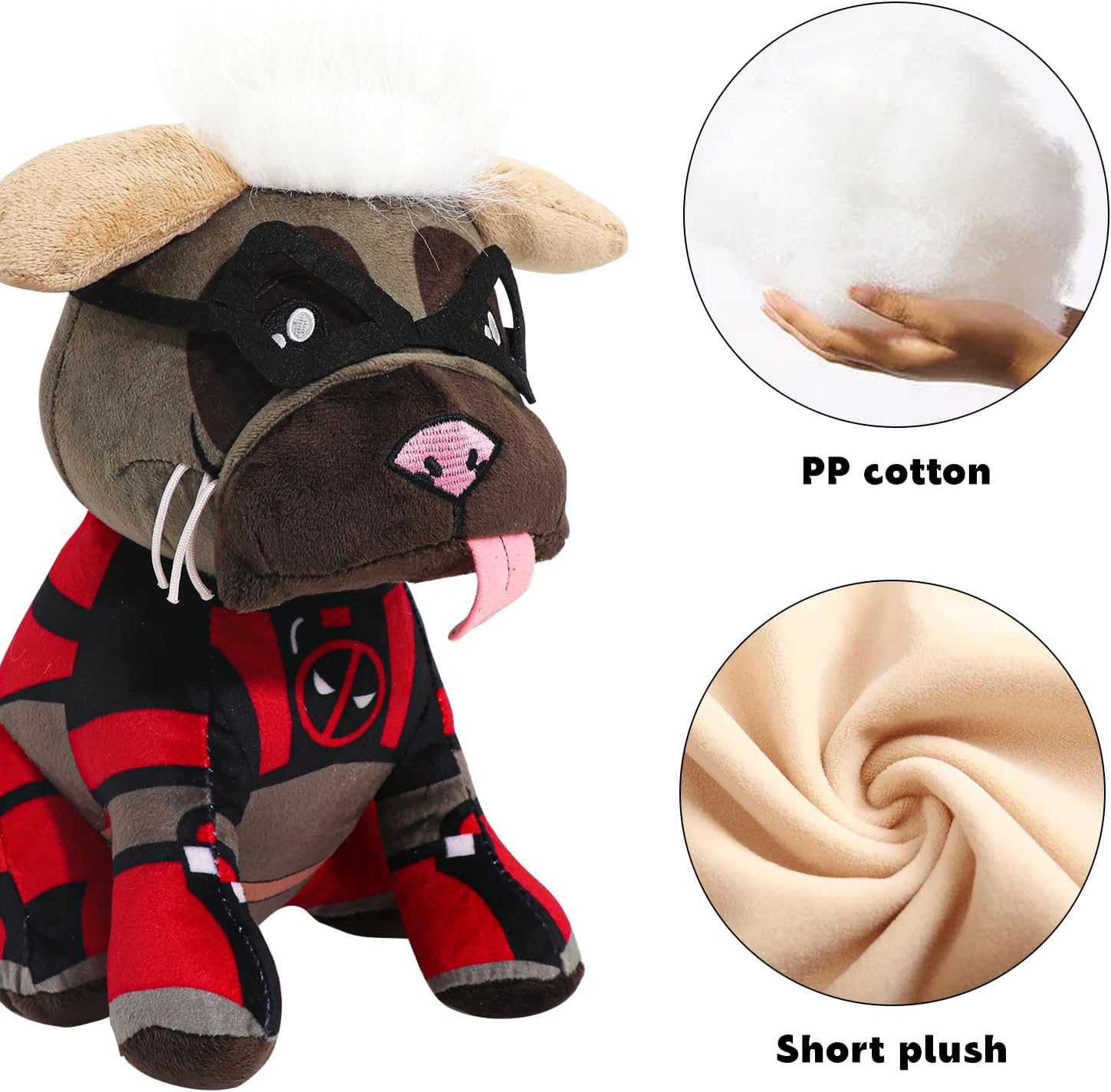 Peluche de Dogpool perrito de Deadpool - imagen adicional