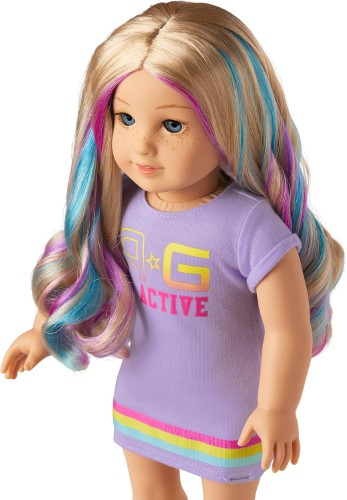 American Girl Truly Me muñeca rubia arcoíris - imagen adicional