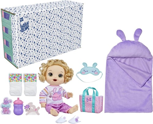 Baby Alive Pijamada estilo conejo - rubia - imagen adicional