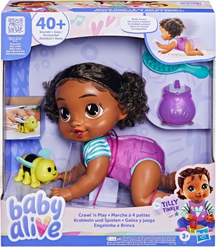 Baby Alive Tilly Tinker muñeca Gatea y juega - imagen adicional