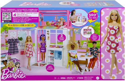 Barbie Casa amueblada dos pisos HCD48 - imagen adicional