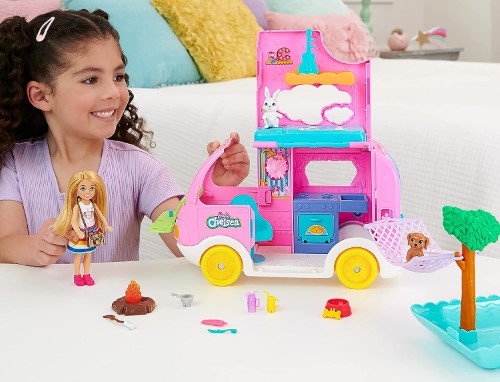 Barbie Chelsea Camper 2-en-1 HNH90 - imagen adicional