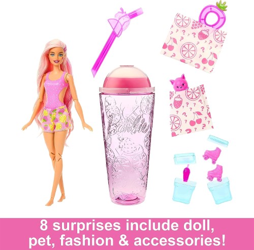 Barbie Pop Reveal muñeca Slime de Fresa - imagen adicional