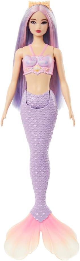 Barbie Sirena pelo rosa y violeta HRR06 - imagen adicional