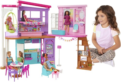Barbie casa de vacaciones Malibu HCD50 - imagen adicional