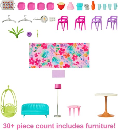 Barbie casa de vacaciones Malibu HCD50 - imagen adicional