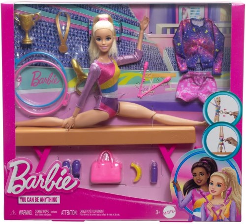 Barbie Gimnasta rubia con set de juego - imagen adicional
