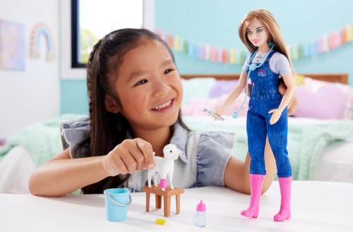 Barbie 65 Aniversario veterinaria ganadera - imagen adicional