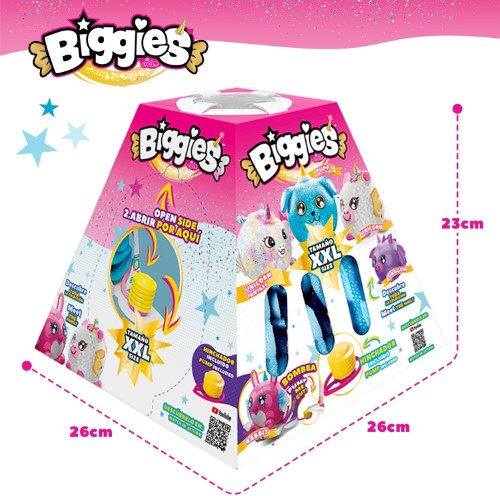 Biggies perro de peluche infable XXL 47288 - imagen adicional