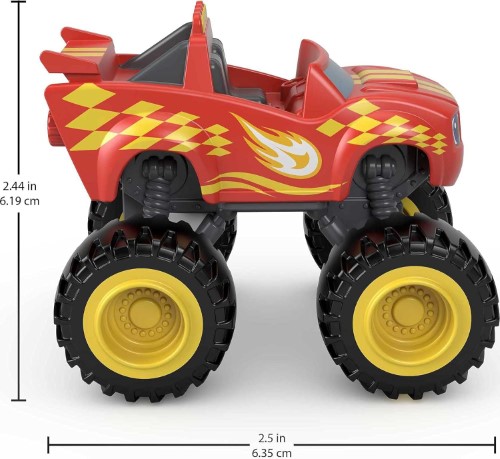 Blaze Monster Machines Pack 4 coches de carrera - imagen adicional