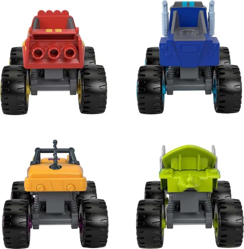 Blaze Monster Machines Pack 4 coches de carrera - imagen adicional