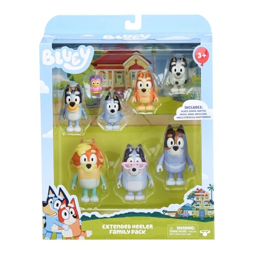 Bluey muñecos pack familiar extendido - imagen adicional