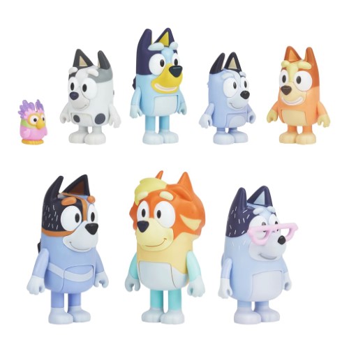 Bluey muñecos pack familiar extendido - imagen adicional