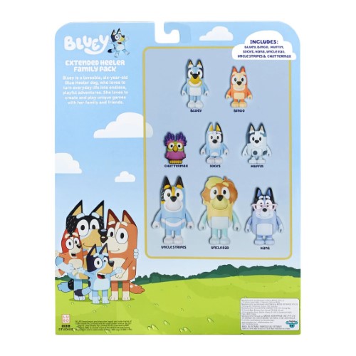 Bluey muñecos pack familiar extendido - imagen adicional