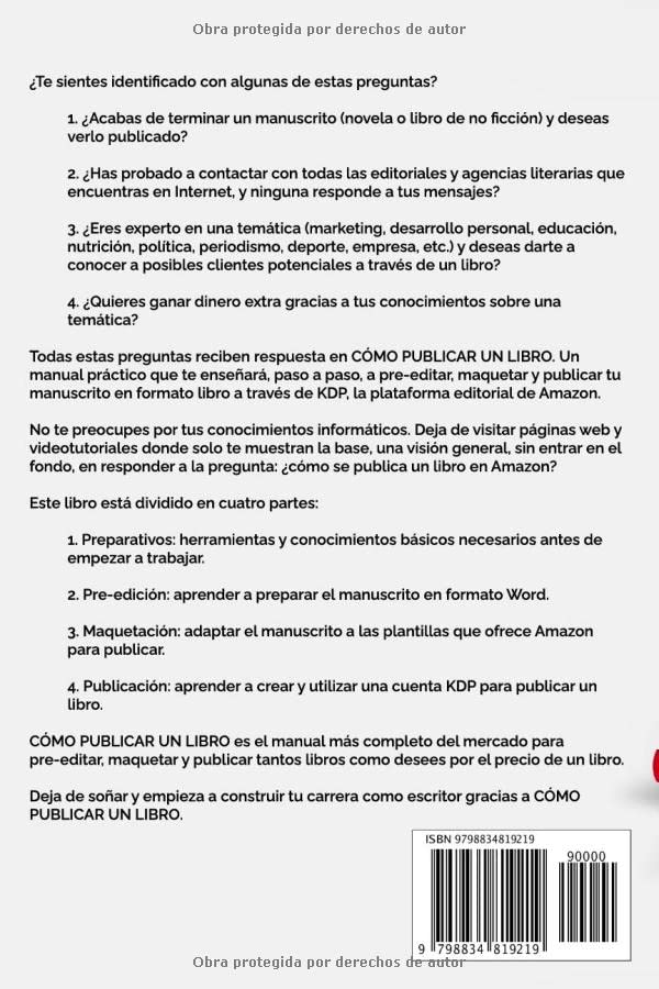 Cómo publicar un libro a través de AMAZON - imagen adicional
