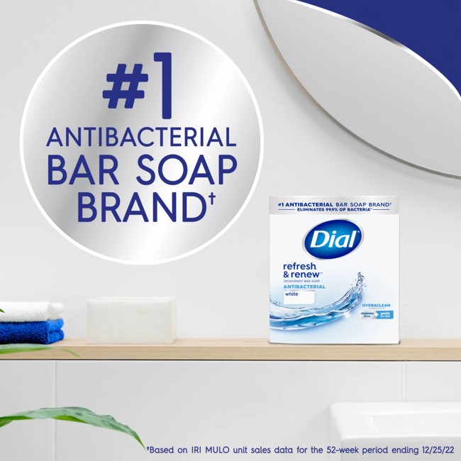DIAL Jabón Antibacterial Barra 113g x 12unds - imagen adicional