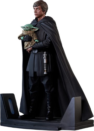 Star Wars Luke Estatua Luke Skywalker y Grogu - imagen adicional