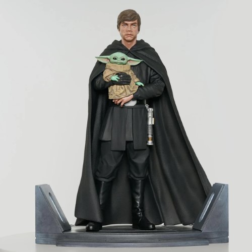 Star Wars Luke Estatua Luke Skywalker y Grogu - imagen adicional