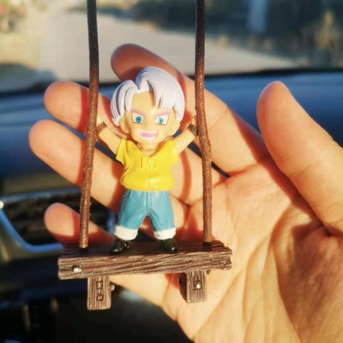 Dragon Ball Adornos Colgantes para carro Son Goku y Trunks en Columpio - imagen adicional