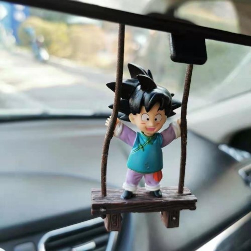 Dragon Ball Adornos Colgantes para carro Son Goku y Trunks en Columpio - imagen adicional