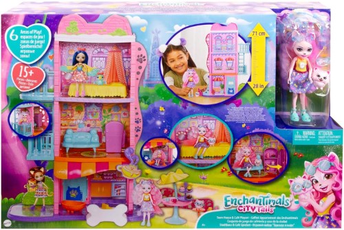 Enchantimals Juego Cafetería y Casa de la Ciudad - imagen adicional