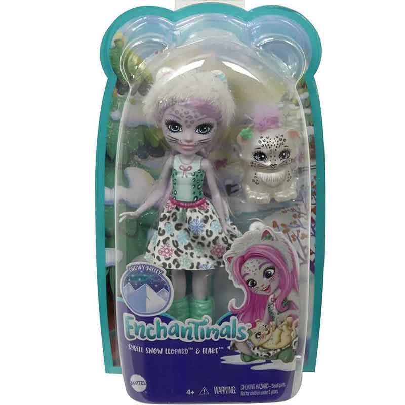 Enchantimals Sybill Snow y mascota Leopardo - vista alternativa