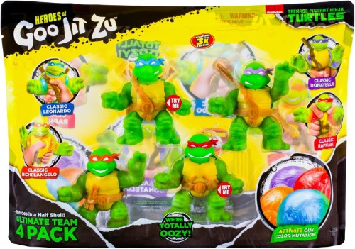 Heroes of Goo Jitzu Tortugas Ninja Paquete con 4 muñecos - imagen adicional