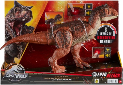 Jurassic World Carnotaurus mordidas de combate - imagen adicional
