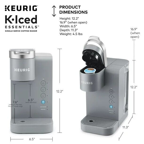 Keurig K-Iced Cafetera para preparar café helado y caliente - imagen adicional