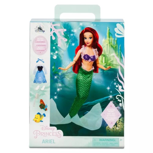 Princesas Disney muñeca oficial de Ariel La Sirenita - imagen adicional