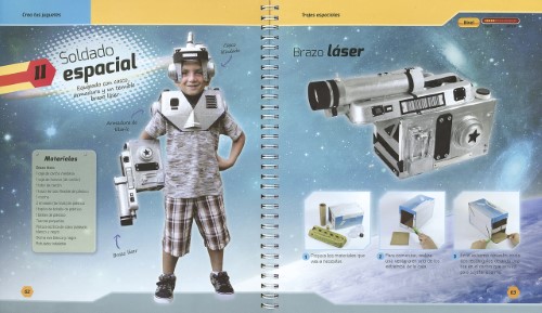 Libro Crea Tus Juguetes Naves, Robots y Astronautras - imagen adicional