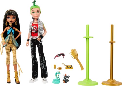 Monster High Booriginal Creeproduction Cleo De Nile and Deuce Gorgon - imagen adicional