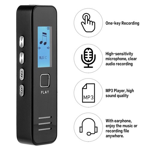Mini Grabadora de Audio Voz MP3 USB - imagen adicional