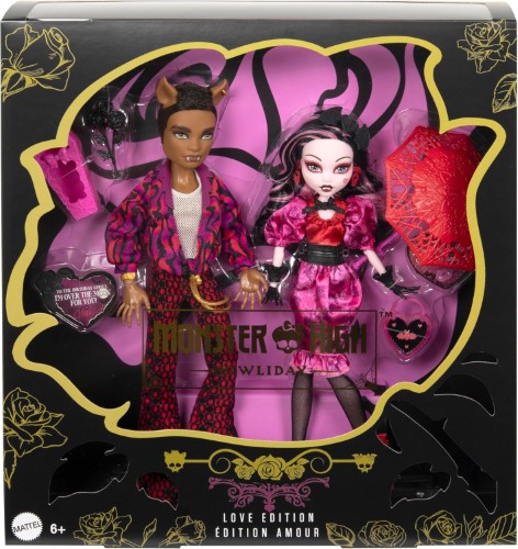 Monster High Howliday Draculaura y Clawd Wolf Edición de Amor - vista alternativa