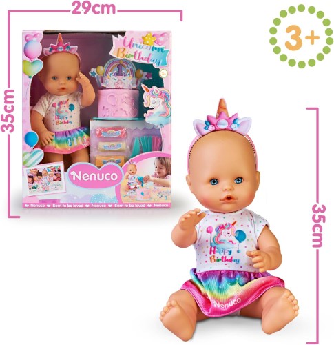 Nenuco muñeco cumple de unicornio NFN77000 - imagen adicional