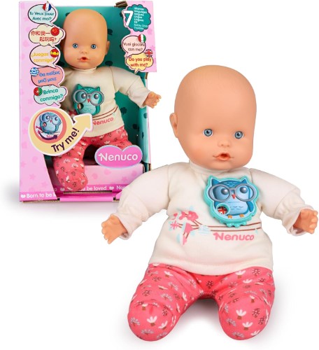Nenuco muñeca interactiva 7 idiomas