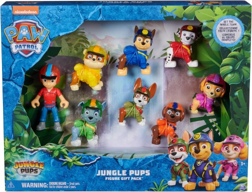 Paw Patrol Pack figuras cachorros en la selva - imagen adicional