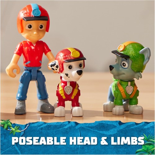 Paw Patrol Pack figuras cachorros en la selva - imagen adicional