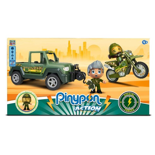 Pinypon Action Fuerzas Especiales Set Vehículos - imagen adicional