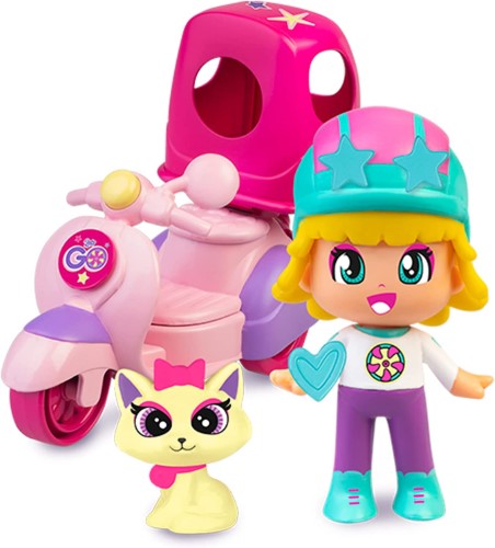 Pinypon Let's Go moto y mascota - imagen adicional